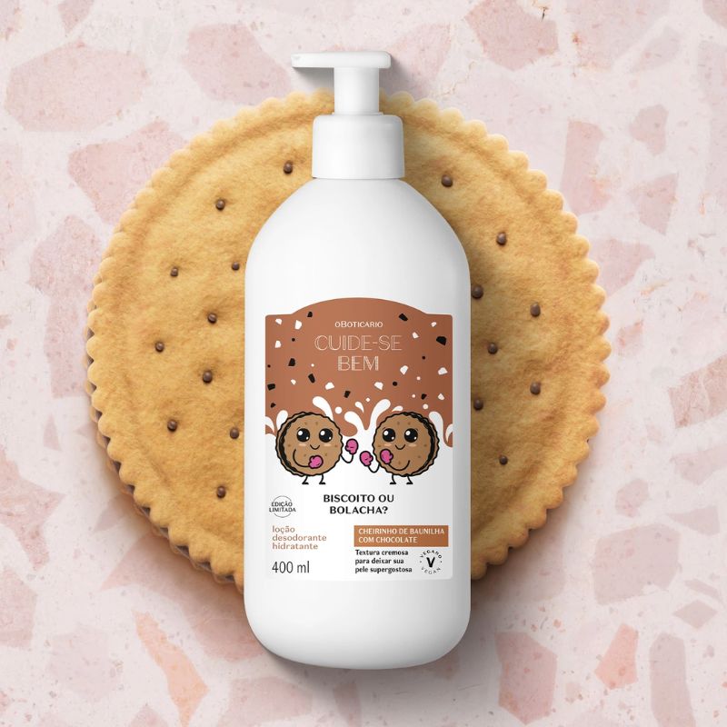 LO��O HIDRATANTE DESODORANTE CORPORAL CUIDE-SE BEM BISCOITO OU BOLACHA 400ML